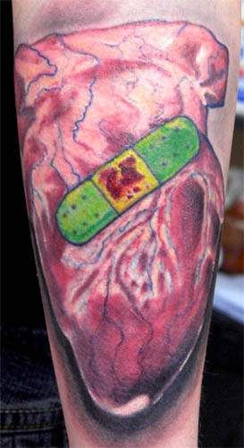 Tattoos - Adam Chiodo Heart Tattoo - 27854